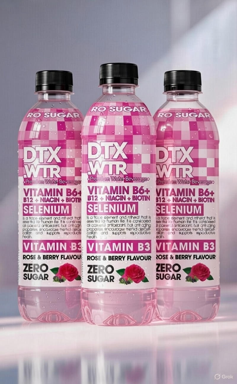 DTX Vitaminska voda - Paket različnih okusov