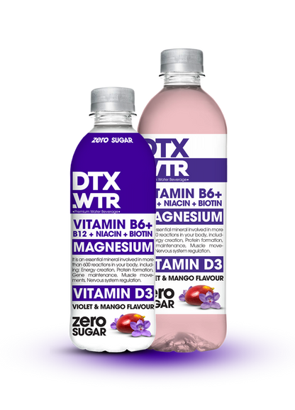 DTX Vitaminska voda Mango & Vijolica, magnezij & vitamin D