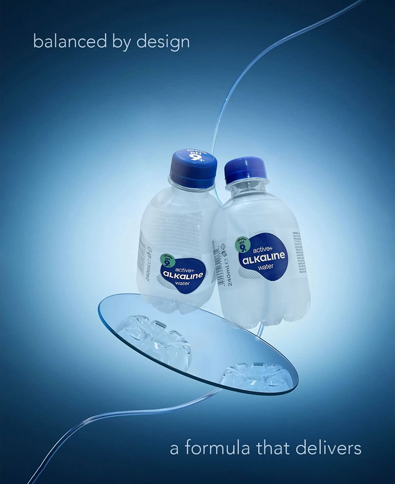 Naravna mineralna voda, negaziana Alkaline +9PH  240ml